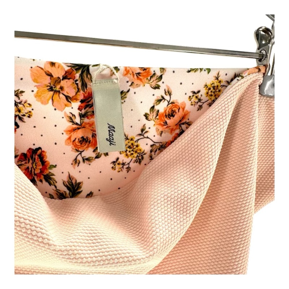 Maaji | NWOT S Small Pink Floral Swim Bottoms Bikini - Picture 6 of 11